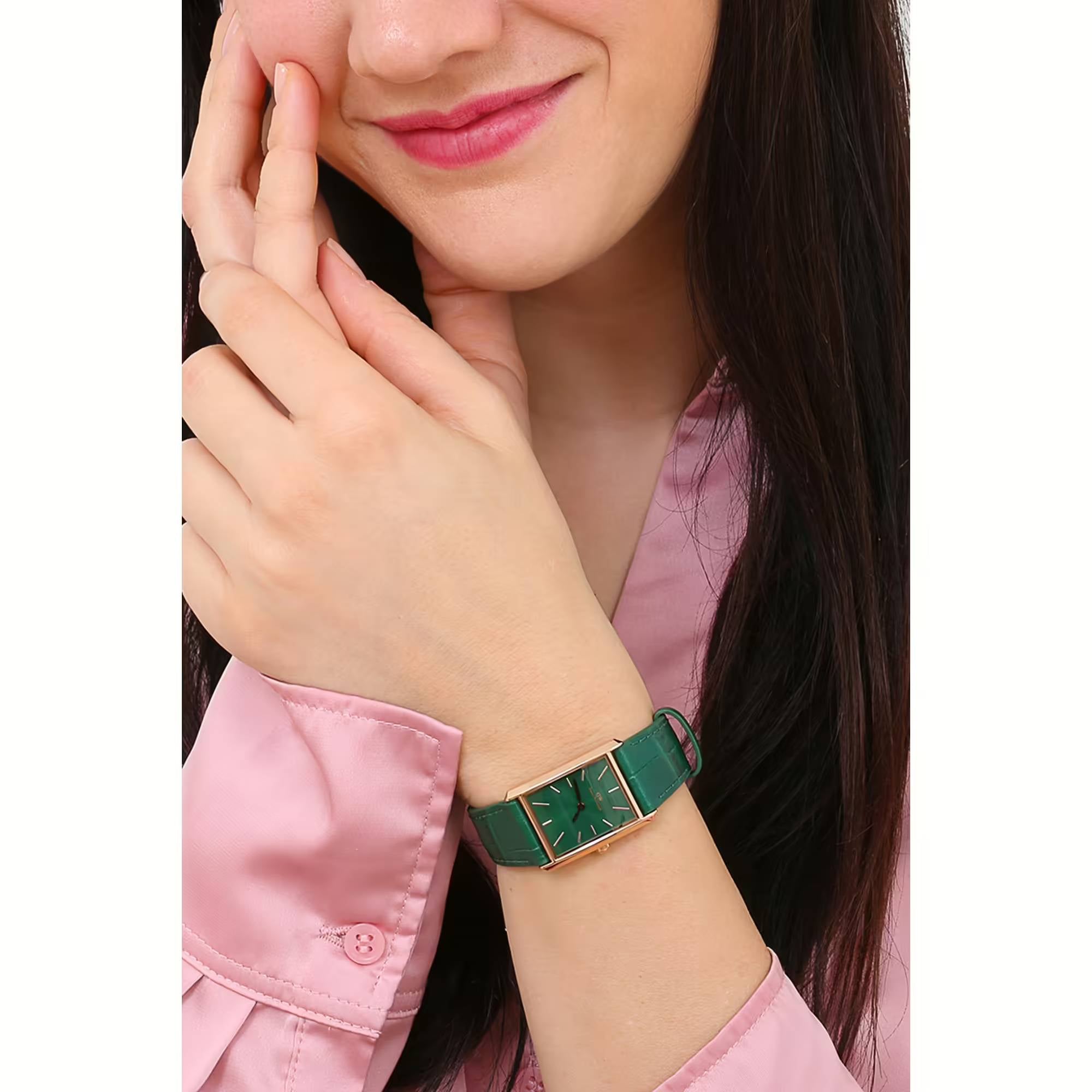 Orologio Donna Daniel Wellington Acciaio Rosè Quadro 32 x 22 mm DW00100694
