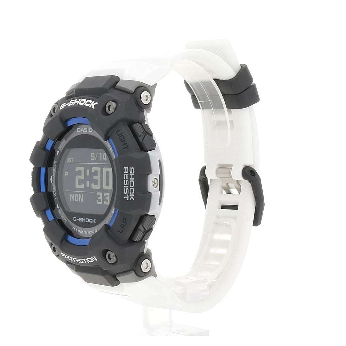 Orologio Uomo G-Squad Casio G-Shock Bianco Nero Bluetooth GBD-100-1A7ER