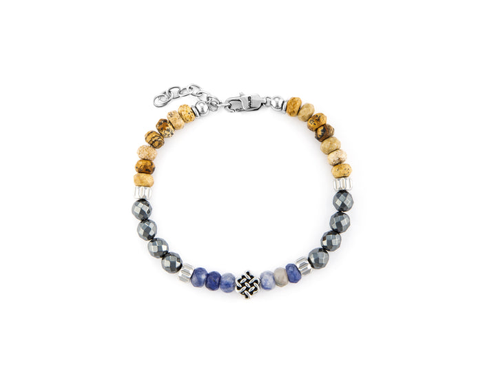 Bracciale Uomo 4US Cesare Paciotti Pietre Multicolore 4UBR6238