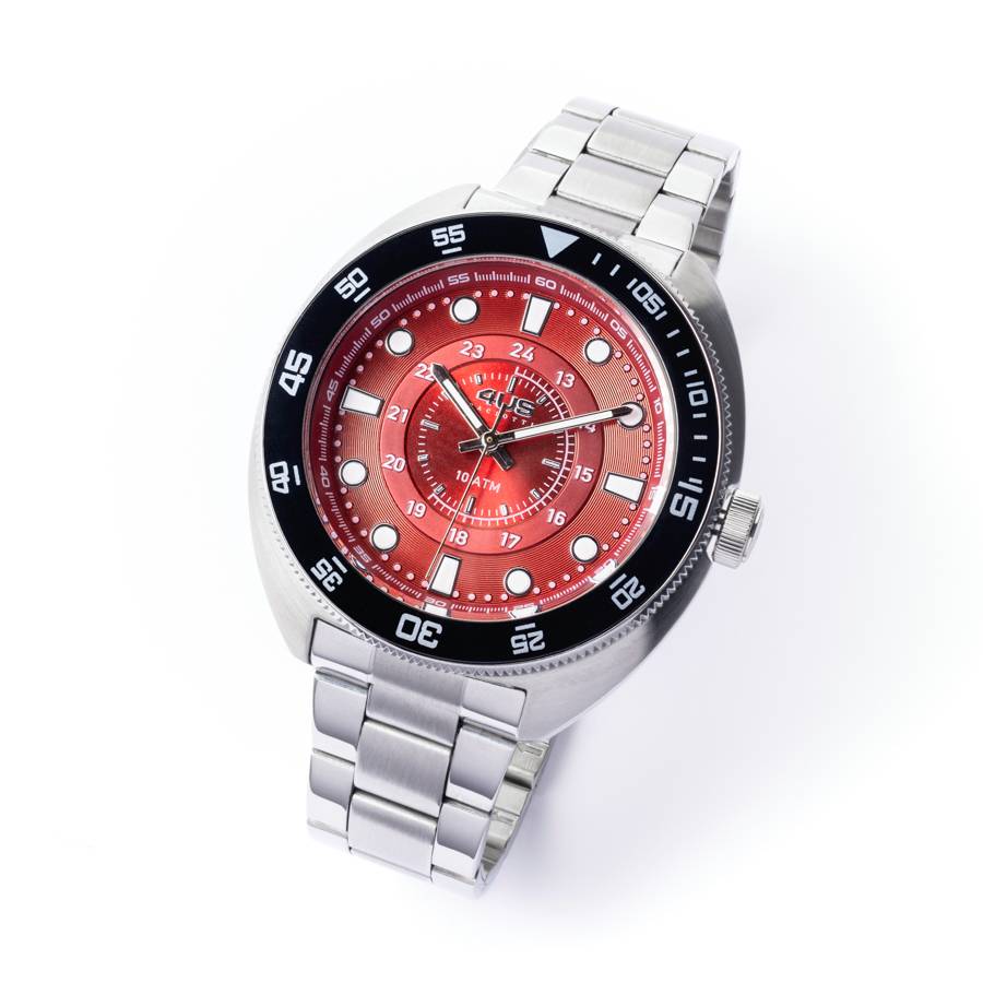 Orologio Uomo 4US Cesare Paciotti Rosso Quarzo Solo Tempo Acciaio T4ST436