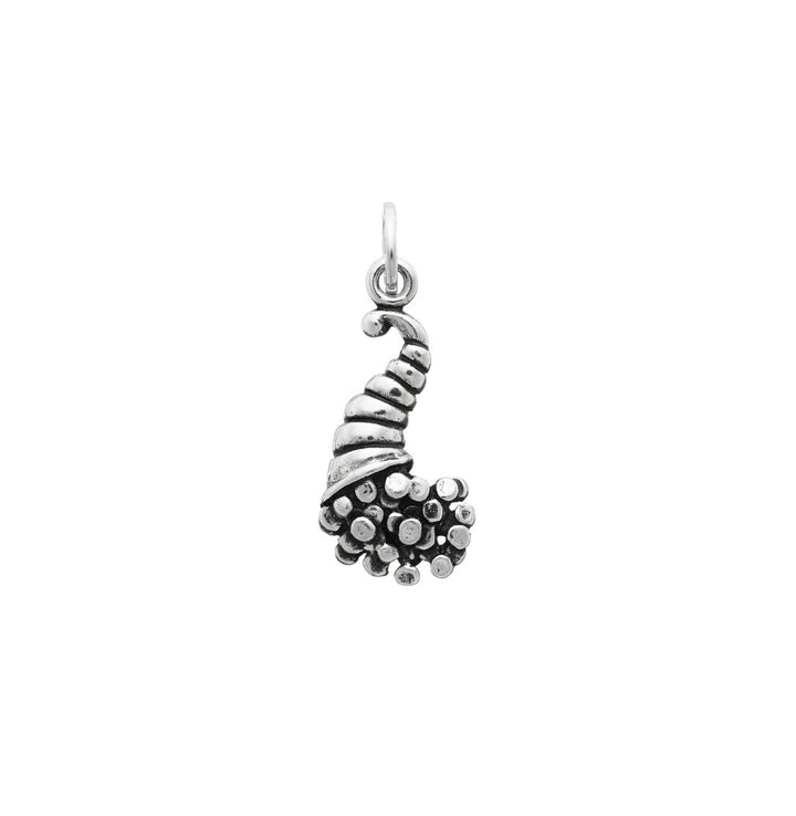 Charm Donna Giovanni Raspini Argento 925 Cornucopia Porta Fortuna Fatto A Mano 06202