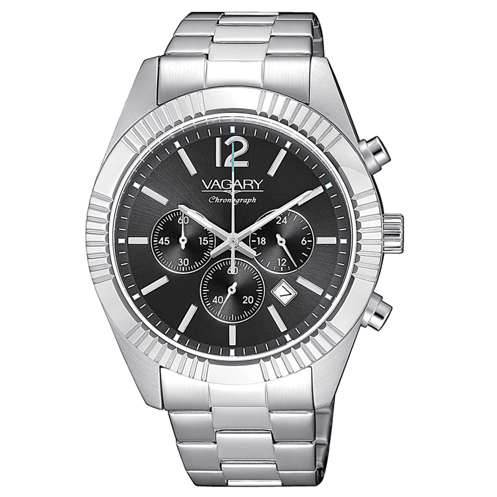 Orologio Uomo Vagary By Citizen Timeless Cronografo Nero IV4-519-51