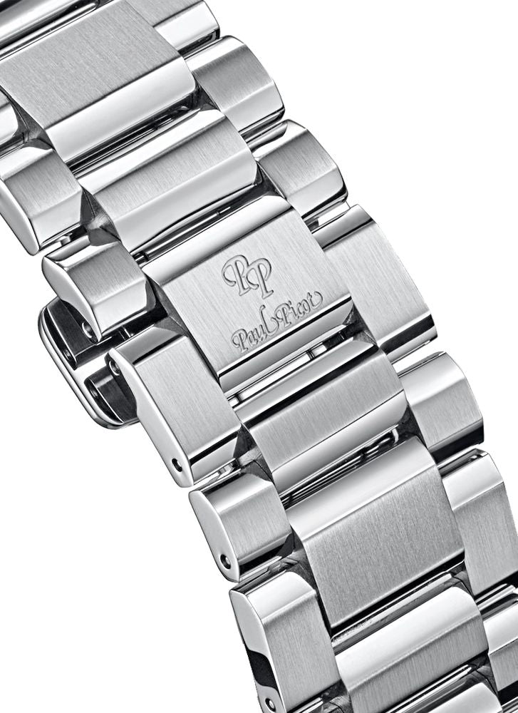 Orologio Uomo Paul Picot Yachtman 3 Automatico Gomma Acciaio 1127LN