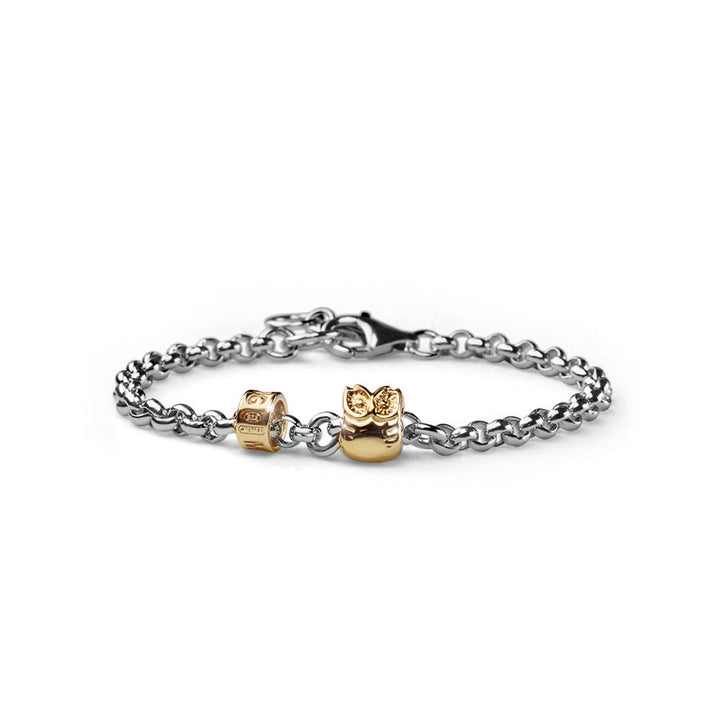 Bracciale Donna Maria Cristina Sterling Argento 925 Civetta Porta Fortuna G2957R