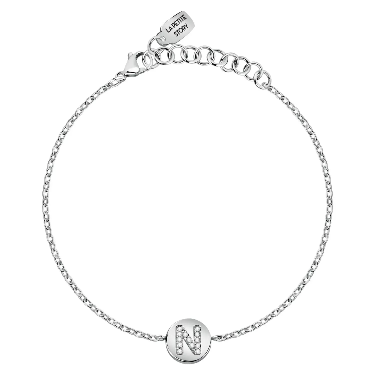 Bracciale Donna La Petite Story Acciaio Lettera N Story Family LPS05ASF47