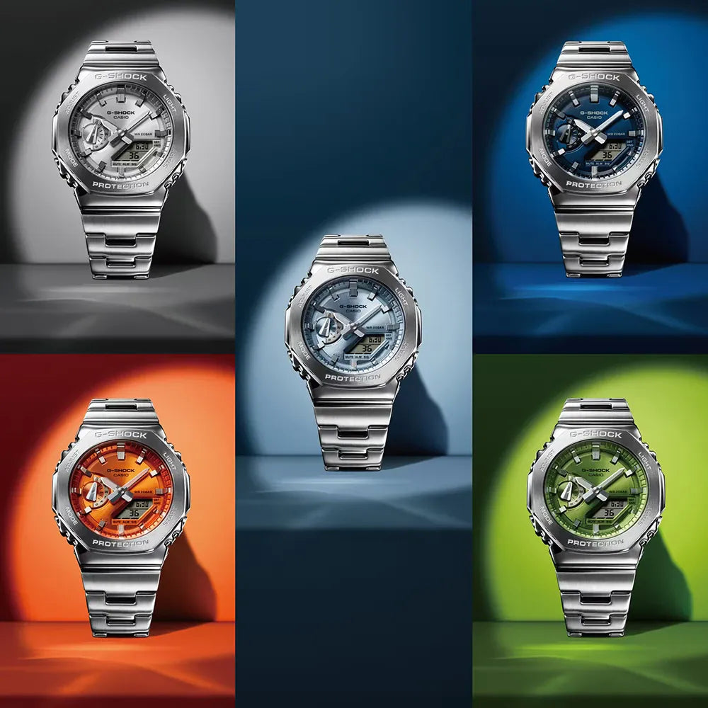 Orologio Uomo Casio G-SHOCK Acciaio blu  GM-2110D-2BER