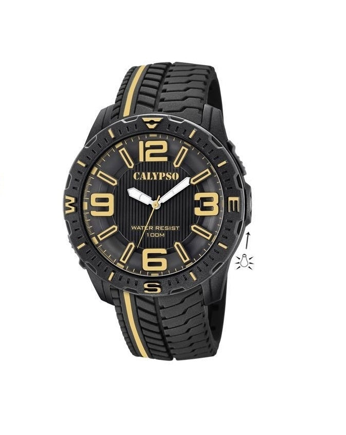 Orologio Uomo Calypso Cinturino Gomma Cassa Plastica K5762/6