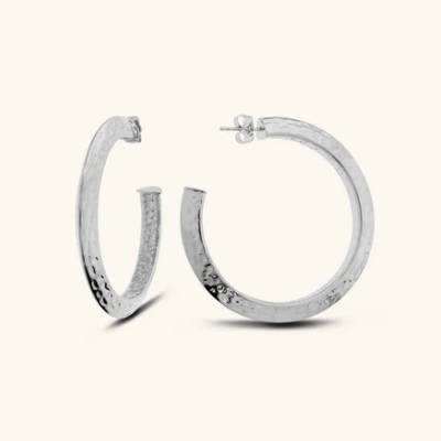 Orecchini Donna Etrusca Semicerchio Martellati WSET00908.YG