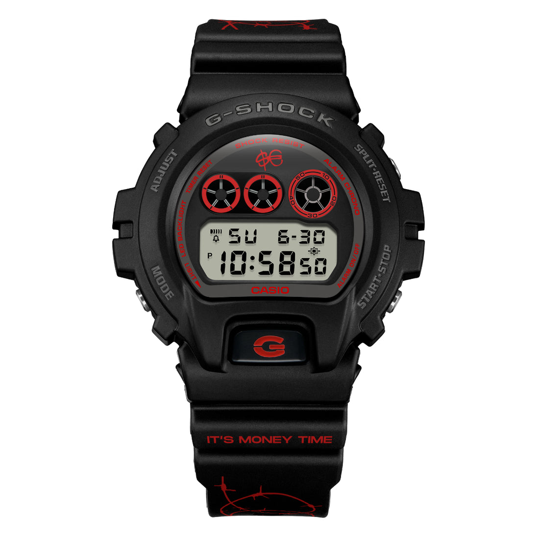 Orologio Uomo Casio G-SHOCK Nero Rosso DW-6900SFE25-1ER