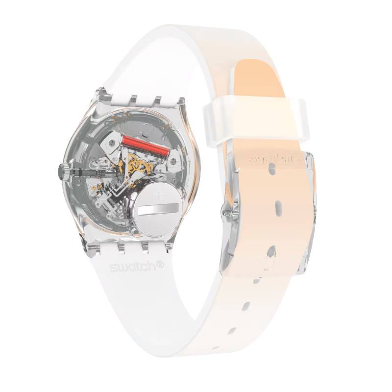 Orologio Donna Bambina Swatch Ultrasoleil Quarzo Doppia Data Rosa GE720