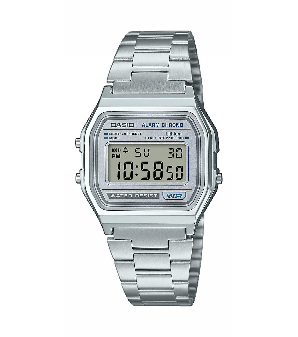 Orologio Unisex Acciaio Casio Vintage Quarzo Digitale A158WEA-7EF
