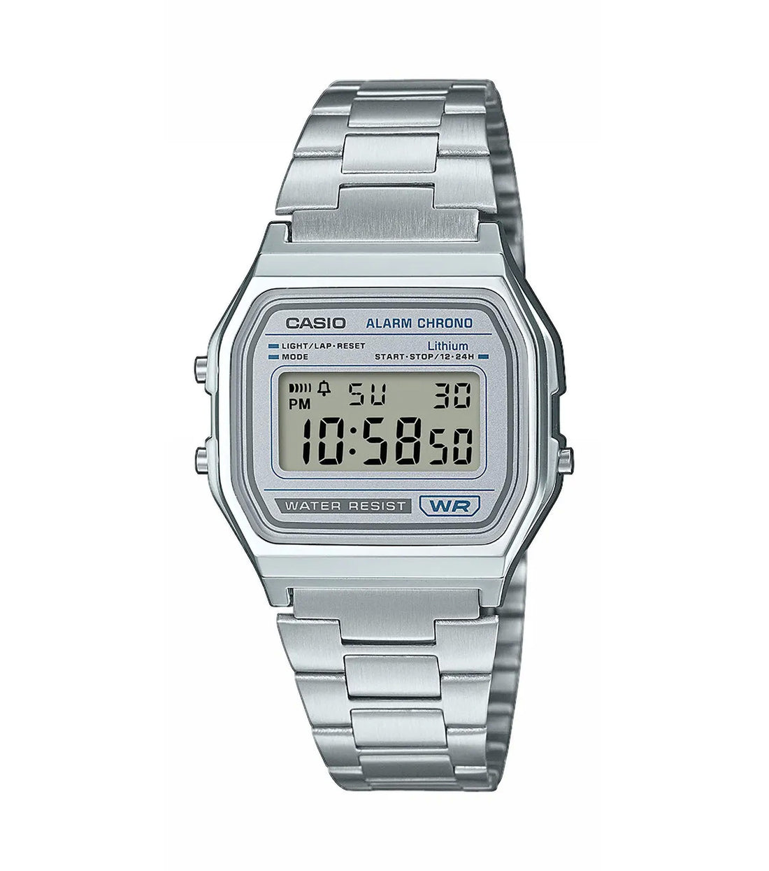 Orologio Unisex Acciaio Casio Vintage Quarzo Digitale A158WEA-7EF