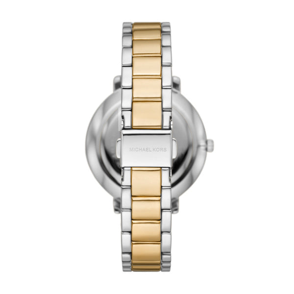 Orologio Donna Michael Kors Acciaio Bicolore Dorato Solo Tempo Zirconi MK4595