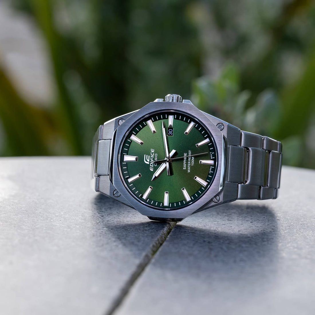 Orologio Uomo Casio Edifice Acciaio Verde Quarzo EFR-S108D-3AVUEF