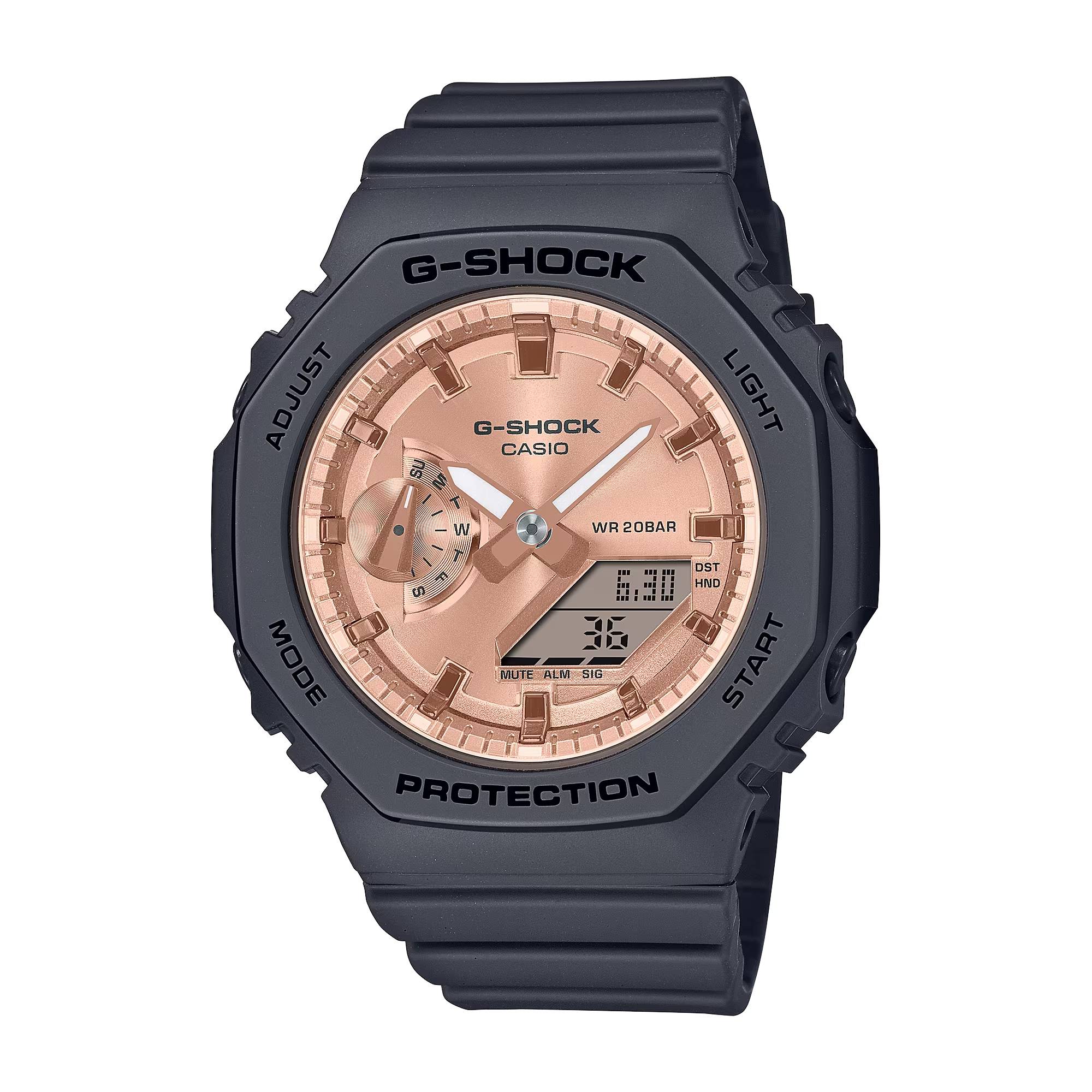 Orologio Donna Ragazza Casio G-SHOCK Quarzo Rosè Grigio GMA-S2100MD-1AER