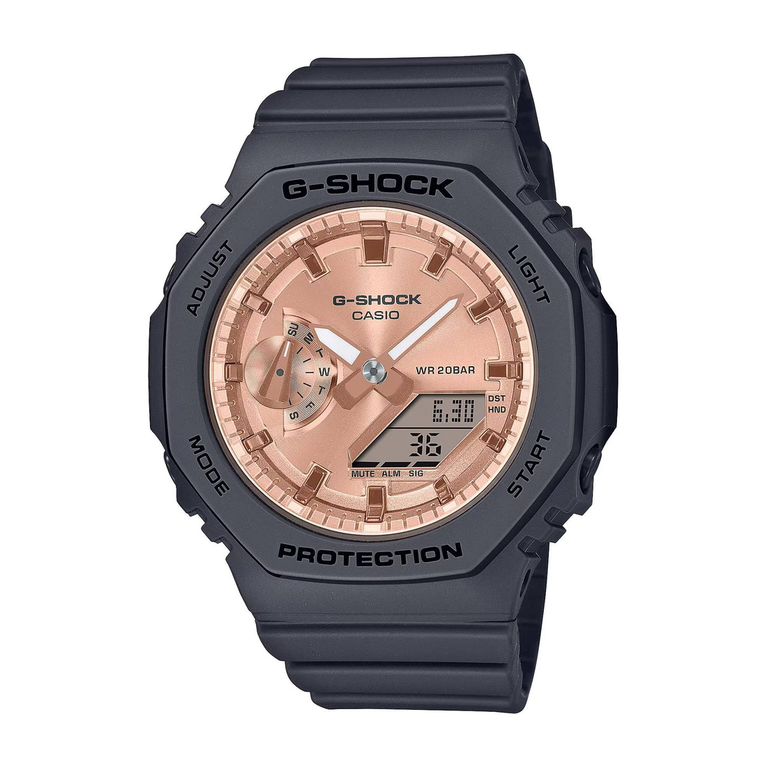 Orologio Donna Ragazza Casio G-SHOCK Quarzo Rosè Grigio GMA-S2100MD-1AER