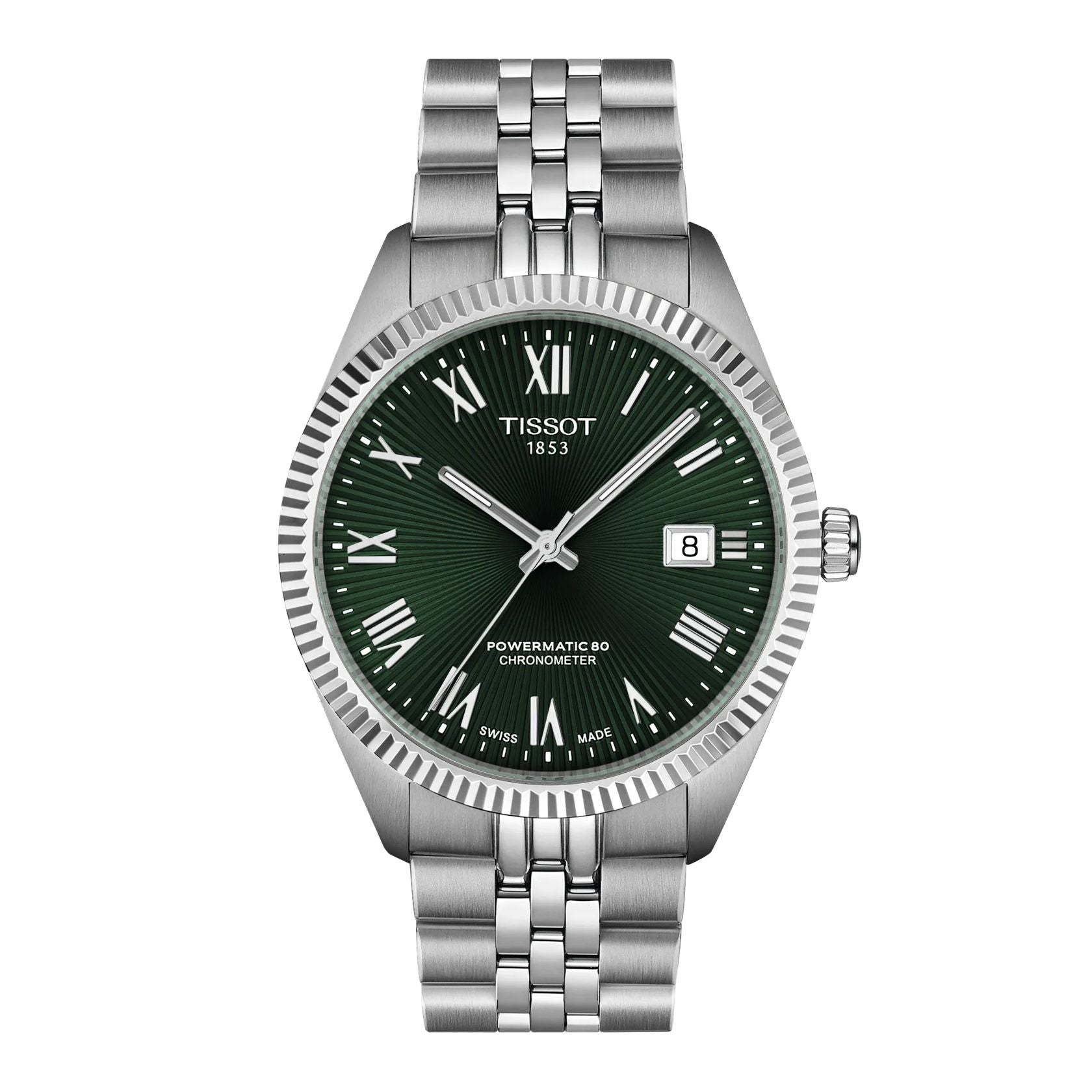 Orologio Uomo Tissot Ballade Powermatic 80 COSC Verde T1564081109300