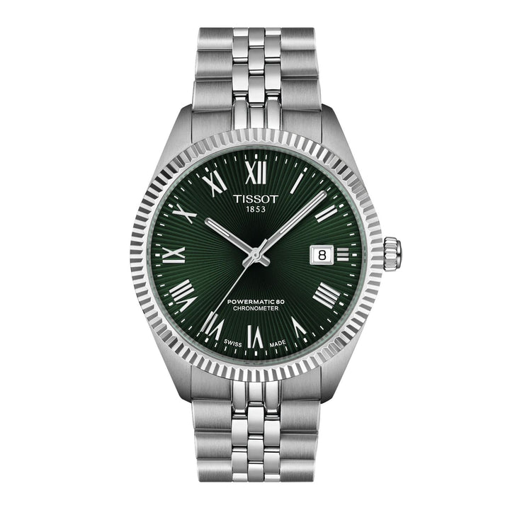 Orologio Uomo Tissot Ballade Powermatic 80 COSC Verde T1564081109300