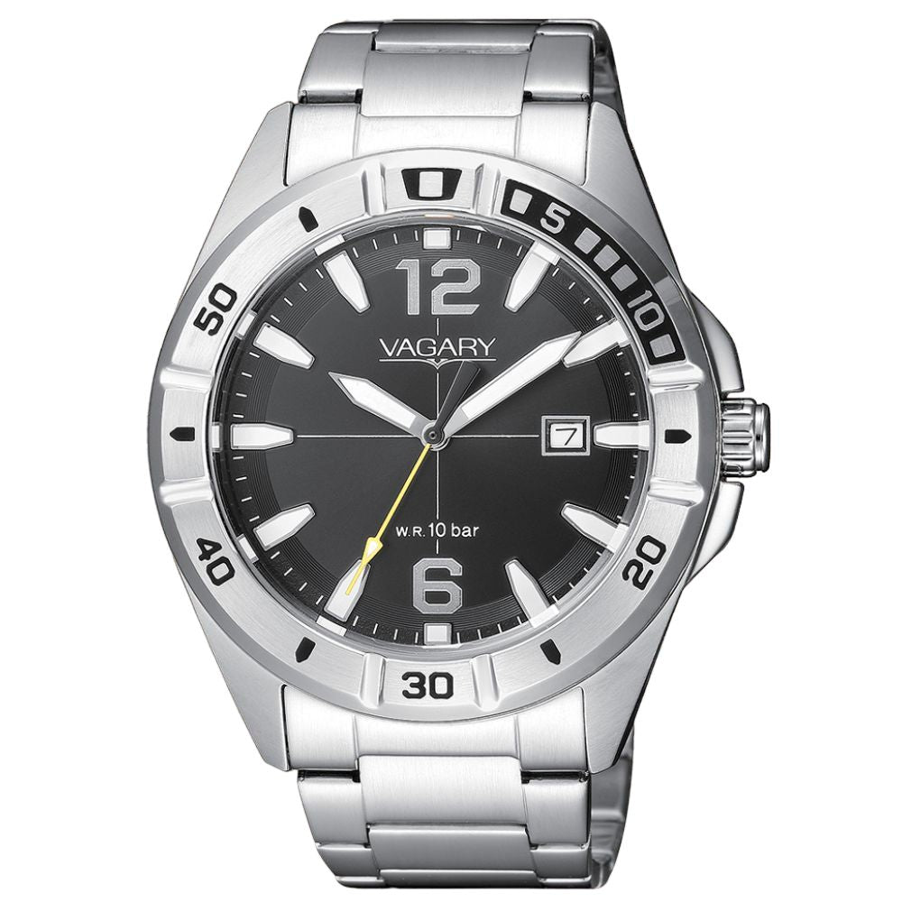 Orologio uomo  Vagary By Citizen  acqua 39 cinturino Acciaio IB8-518-51