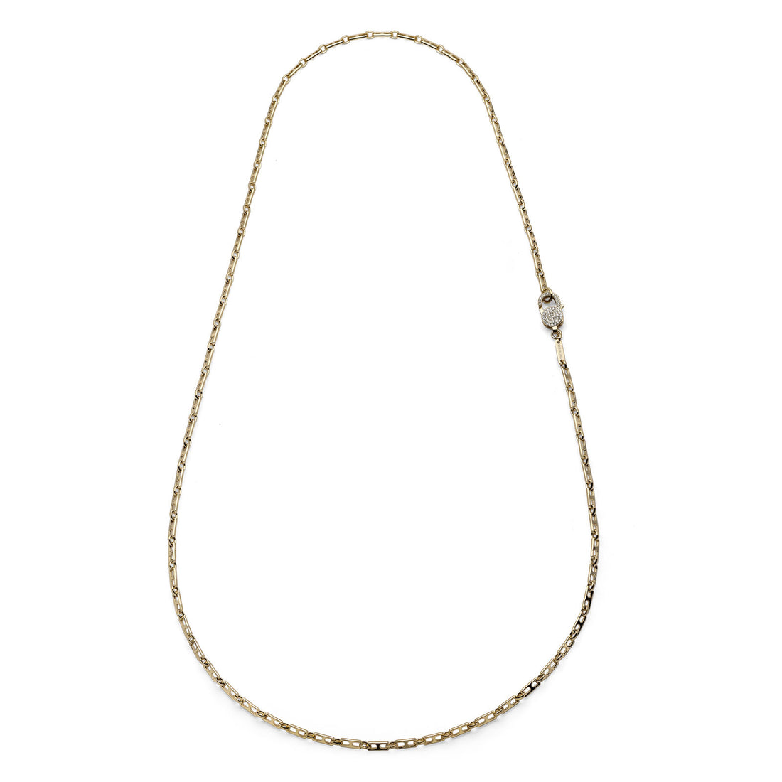 Collana Donna Unoaerre Argento 925 Dorato Maglia marinare quadrata 572393