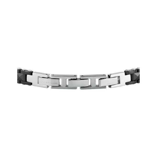 Bracciale Uomo Maserati Acciaio Ceramica Nera JM426ATZ95
