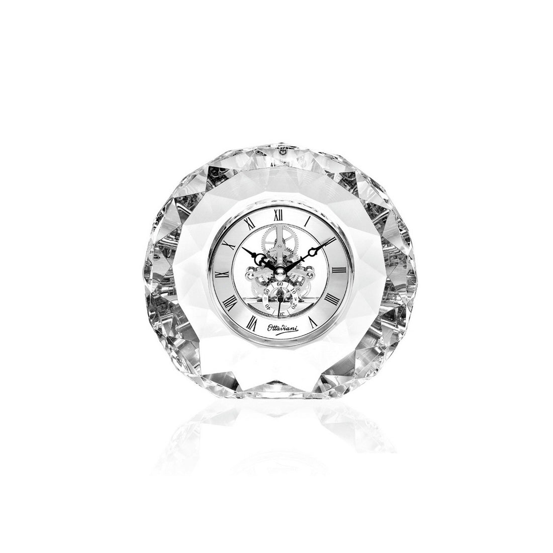 Orologio Da Tavolo Ottaviani In Cristallo Home Collection 29738