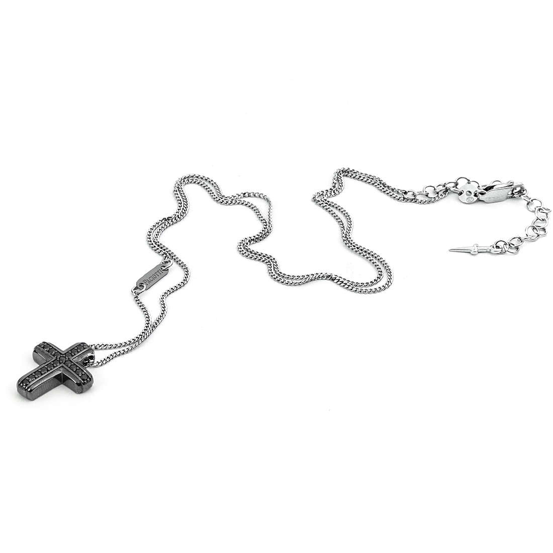 Collana Uomo Cesare Paciotti Argento Croce JPCL2248B