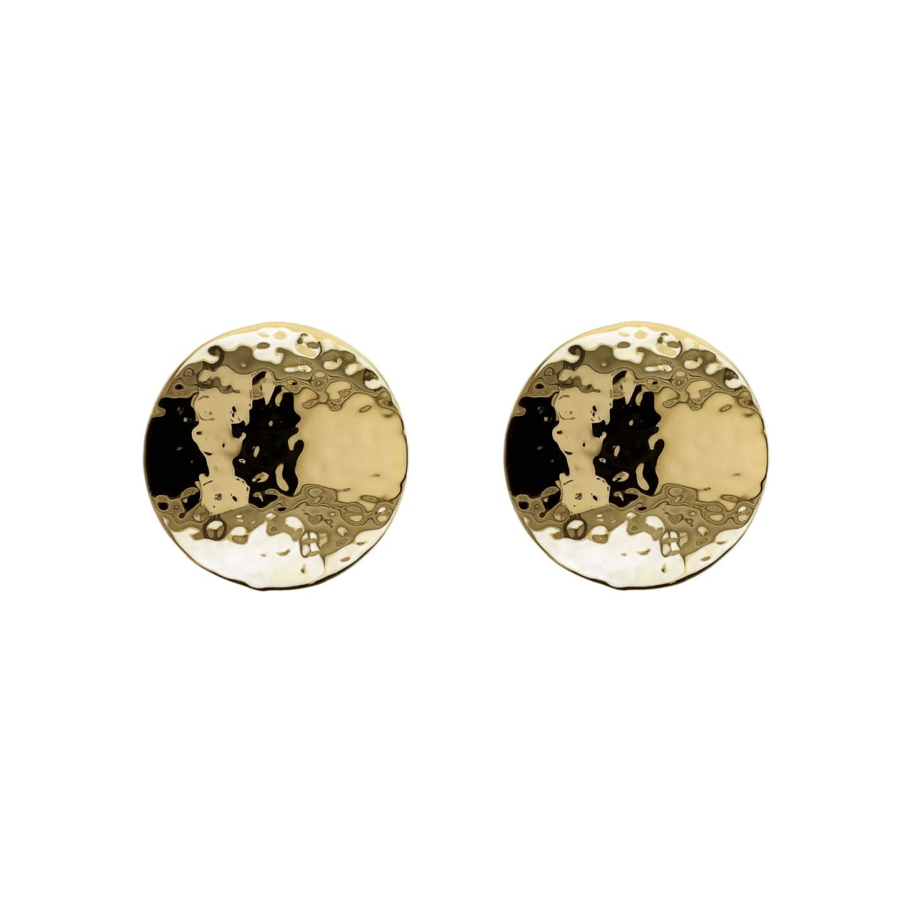 Orecchini Donna Etrusca Cerchi Bronzo Dorato Oro 18 KT WSET00734.YG