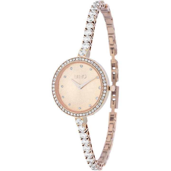 Orologio Donna Acciaio Liu Jo Desirè Zirconi Rosè Quarzo Solo Tempo TLJ1871