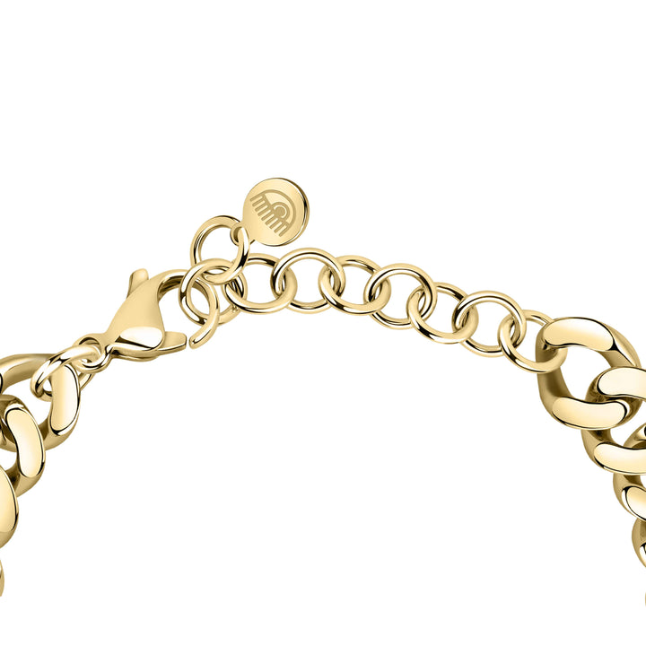 Bracciale Donna Chiara Ferragni Groumette Catena Zirconi Bianchi Rosa