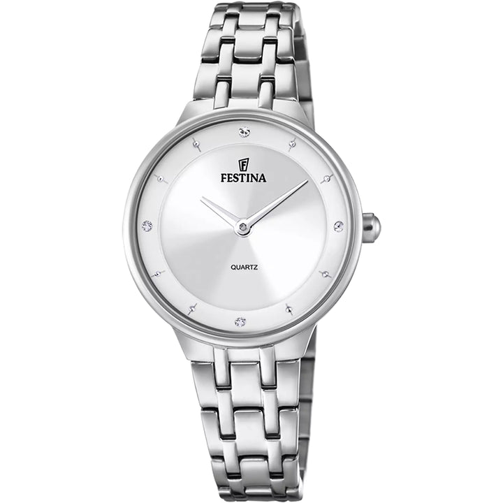 Orologio Donna Festina Argentè Zirconi Bianchi F20600/1