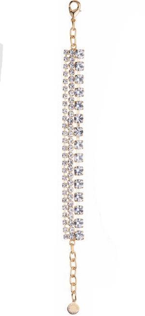 Bracciale Donna Ottaviani Cristalli Placcato Oro 501315B