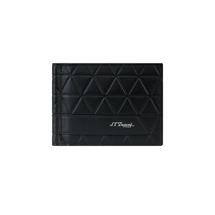 Portafoglio Uomo Dupont Pelle Nero Ferma Soldi 6 Carte Logato 161115