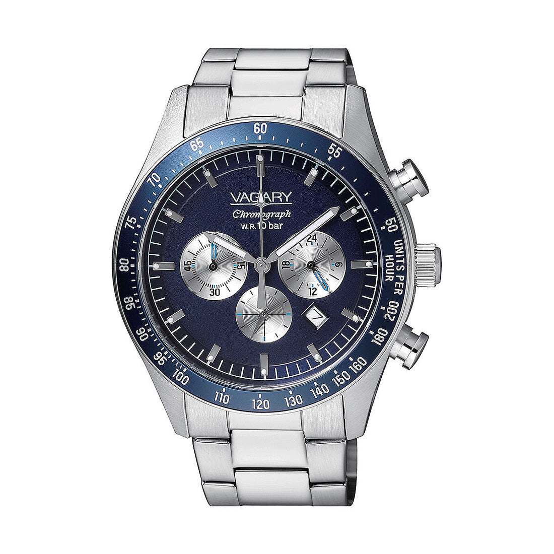 Orologio uomo  Vagary By Citizen Rockwell cinturino Acciaio IVA-012-71