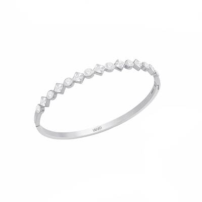 Bracciale Donna Liu Jo Acciaio Rigido Zirconi LJ3036