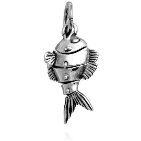 Charm Unisex Giovanni Raspini Argento 925 Pesce Realizzato A Mano 11450