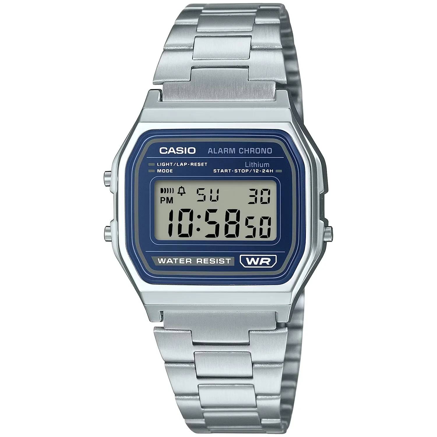 Orologio Unisex Acciaio Casio Vintage Quarzo Digitale A158WEA-2EF