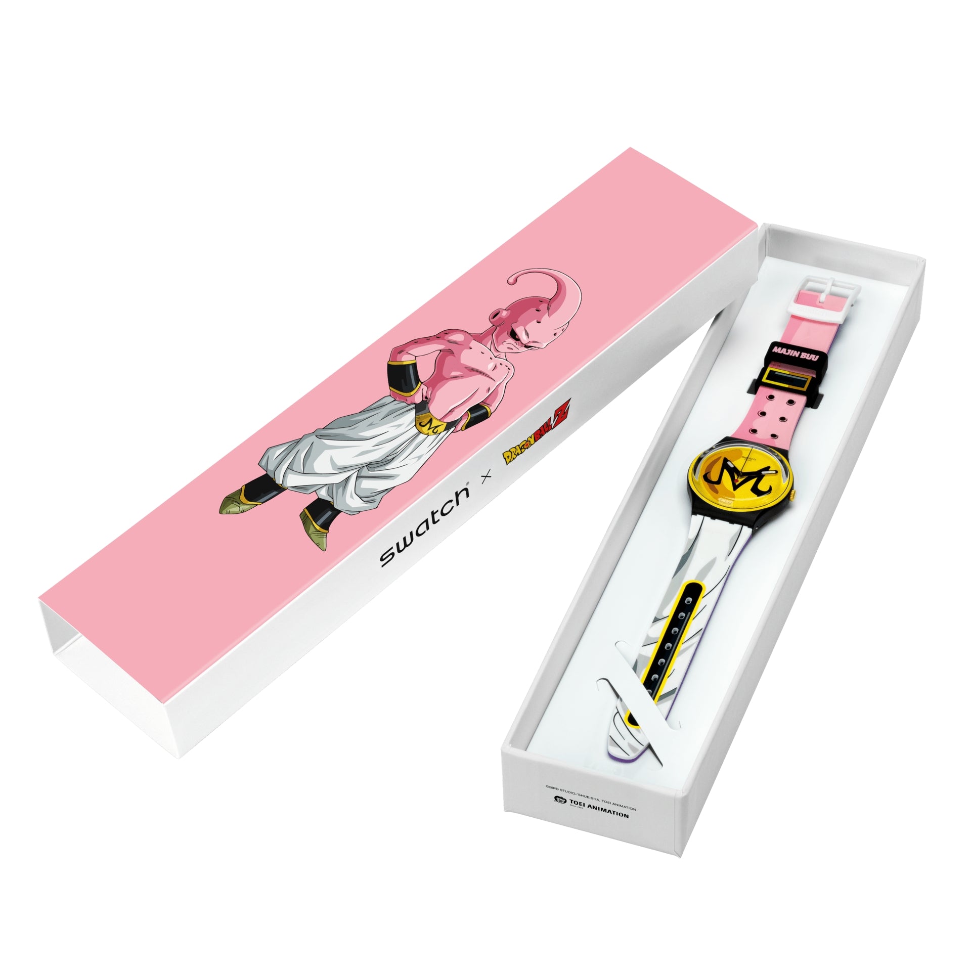 Orologio Uomo Swatch Quarzo Solo Tempo Majin Buu Dragonball GZ358