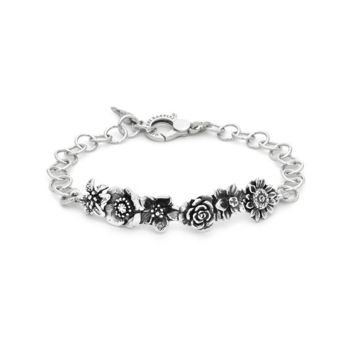 Bracciale Donna Giovanni Raspini Argento 925 Semirigido Bouquet Piccolo 12702