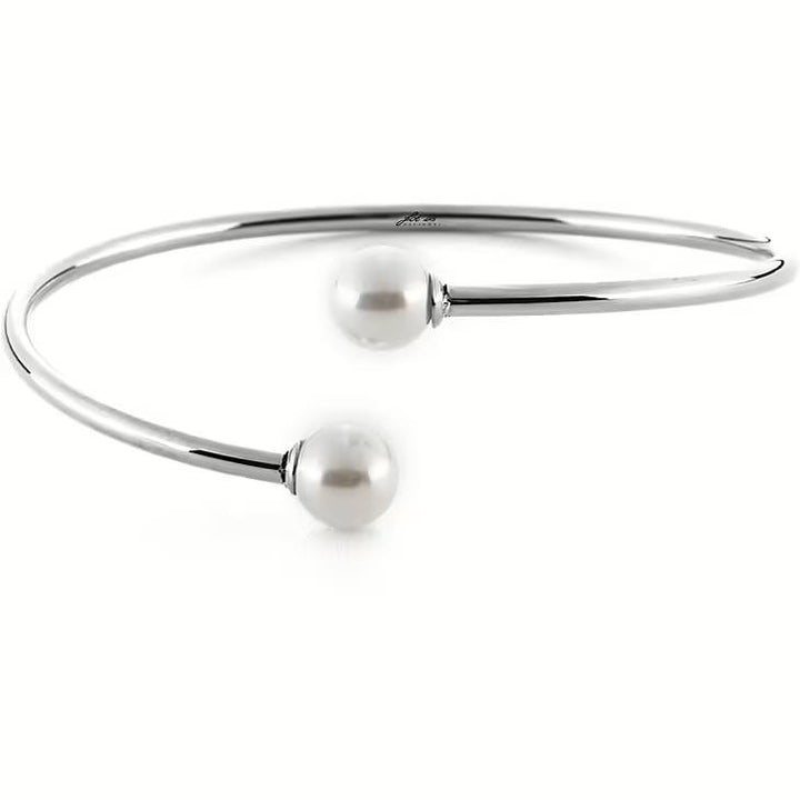 Bracciale donna 4US Cesare Paciotti Acciaio rigido perle 4UBR6487W