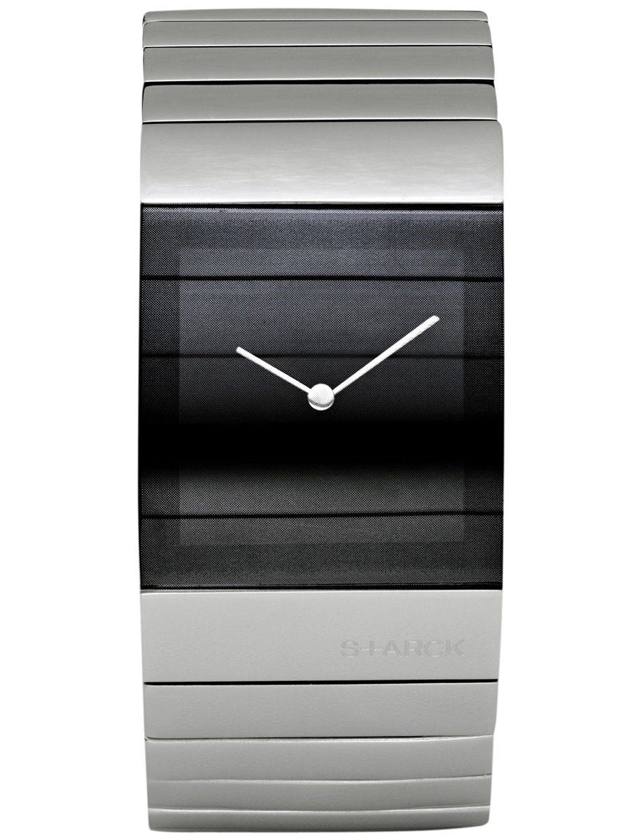 Orologio Donna Philippe Starck Quarzo Solo Tempo Acciaio Rettangolare