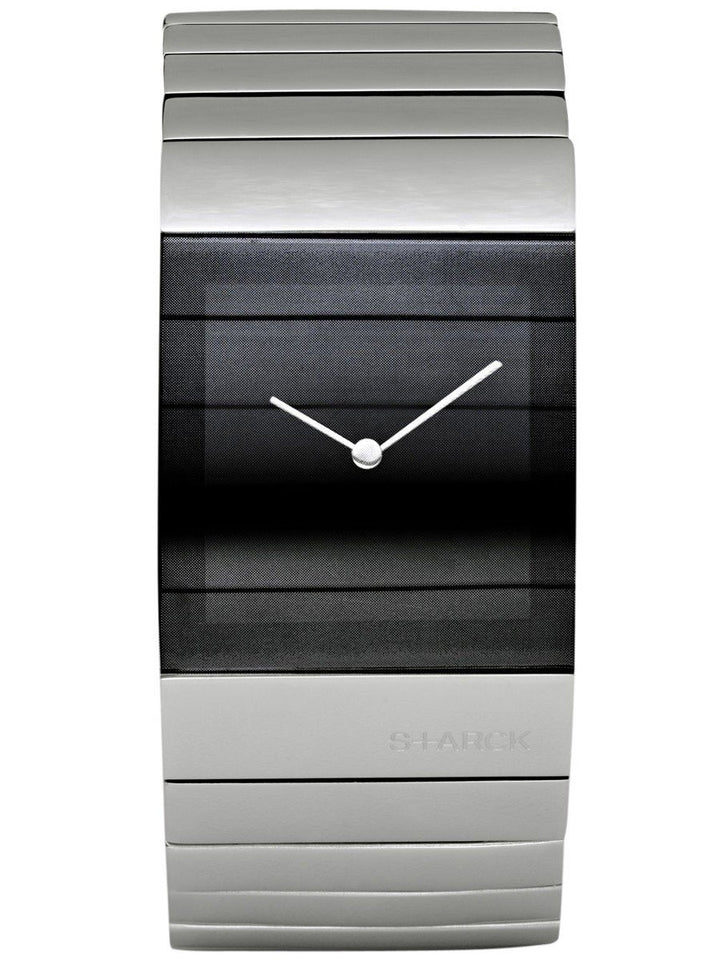 Orologio Donna Philippe Starck Quarzo Solo Tempo Acciaio Rettangolare