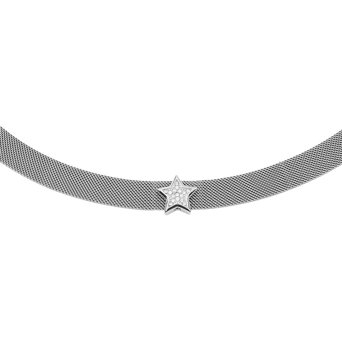Collana Donna Liu Jo Acciaio stella maglia milano TLJ1869