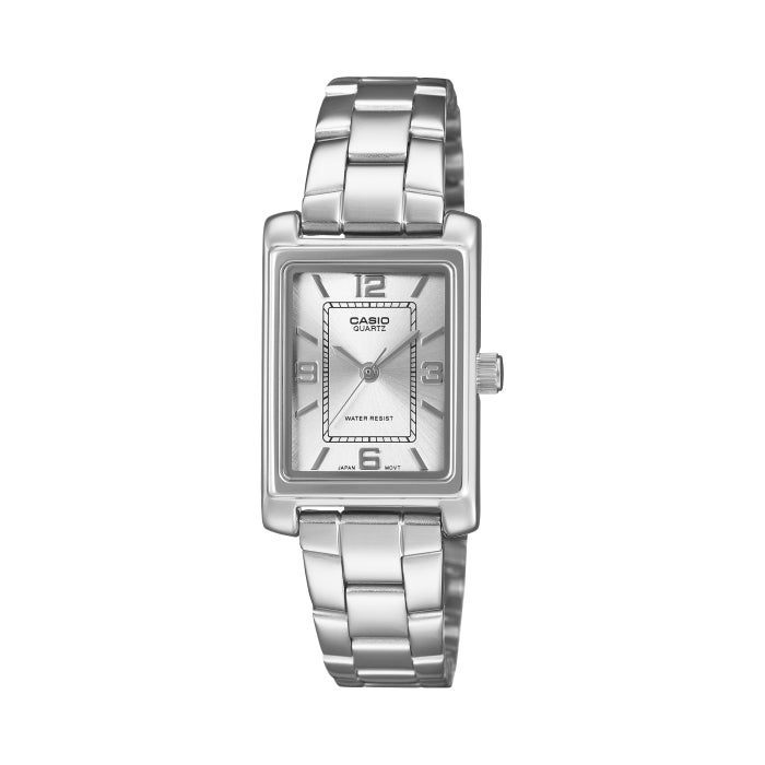 Orologio Donna Acciaio Casio Quarzo Rettangolare LTP-1234PDD-7AEF