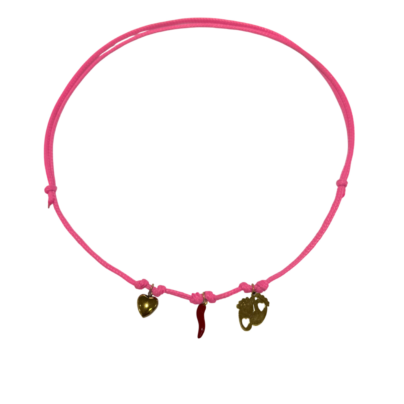 Collana Donna Re Mida Cordino FAMIGLIA SCARAMANTICA
