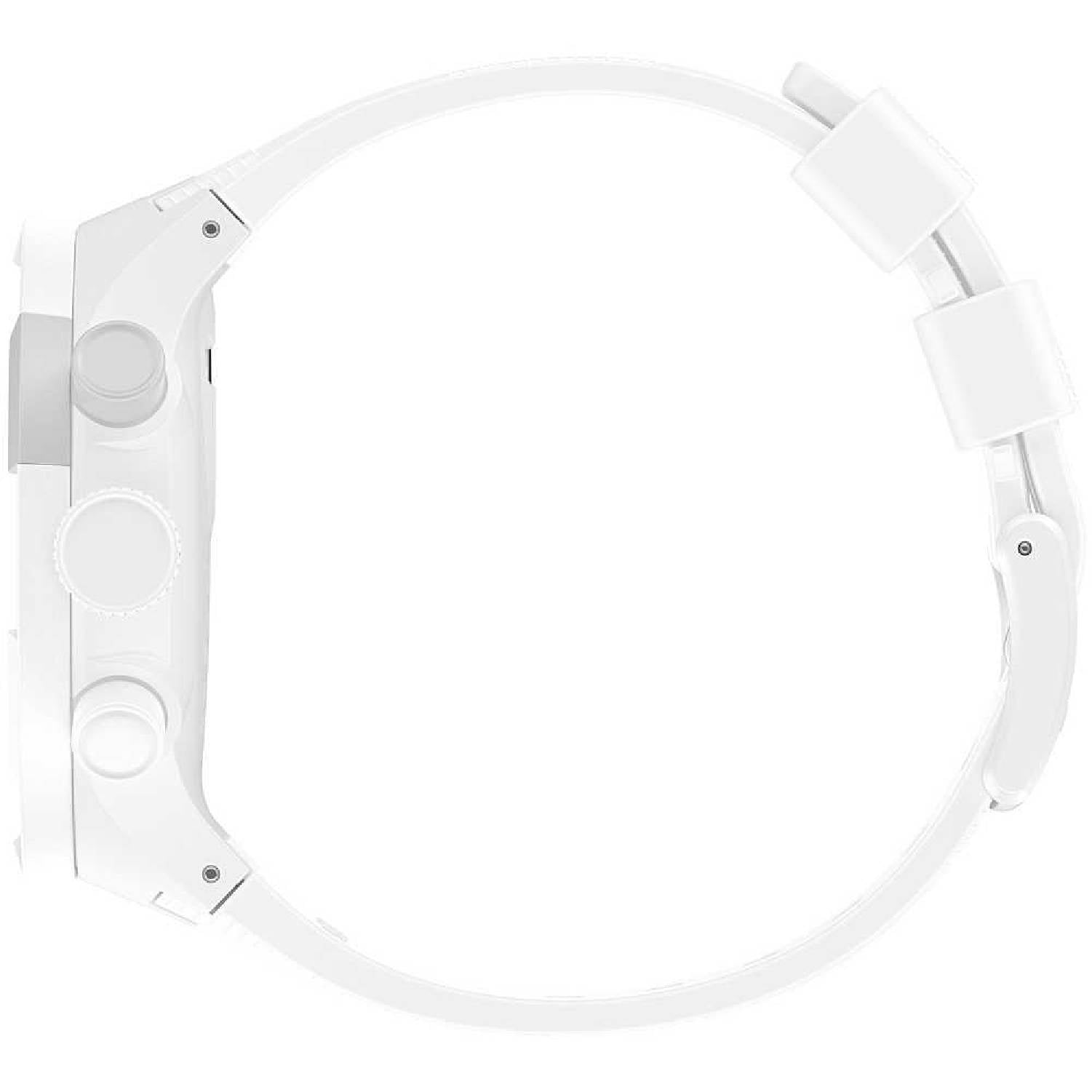 Orologio Uomo Silicone Gomma Swatch Big Bold Cronografo Quarzo Bianco SB02W400