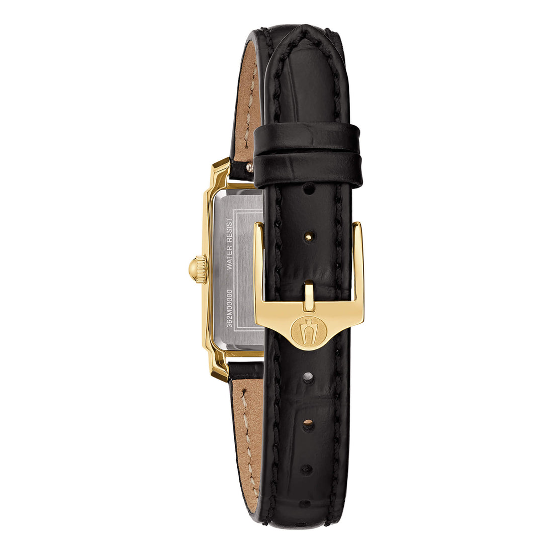 Orologio Donna Bulova Quarzo Solo Tempo Sutton Tank Acciaio Dorato Pelle 97L173