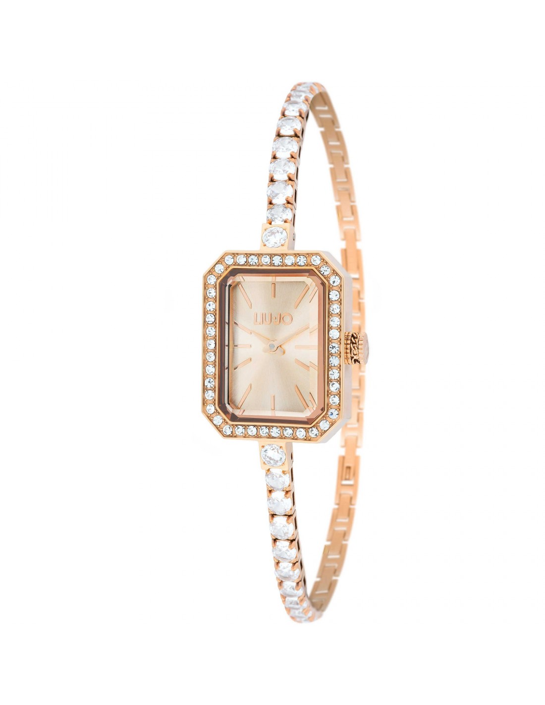 Orologio Donna Liu Jo Acciaio Tennis Zirconi Bianchi Quarzo TLJ2329