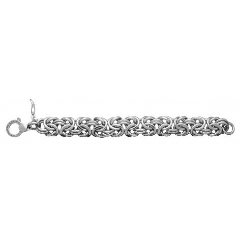 Bracciale Donna Giovanni Raspini Argento 925 Maglia Bizantina Media 10838