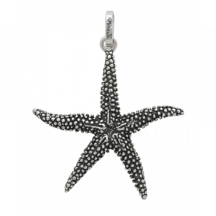 Charm Donna Giovanni Raspini Argento 925 Stella Marina Grande Realizzato A Mano 06298